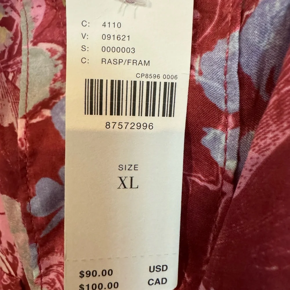 Anthropologie The Romy Relaxed Fit Button Down Shirt by Pilcro. - Picture 3 of 11
